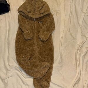 Eddie Bauer Cozy Fleece Winter Bodysuit/Onesie